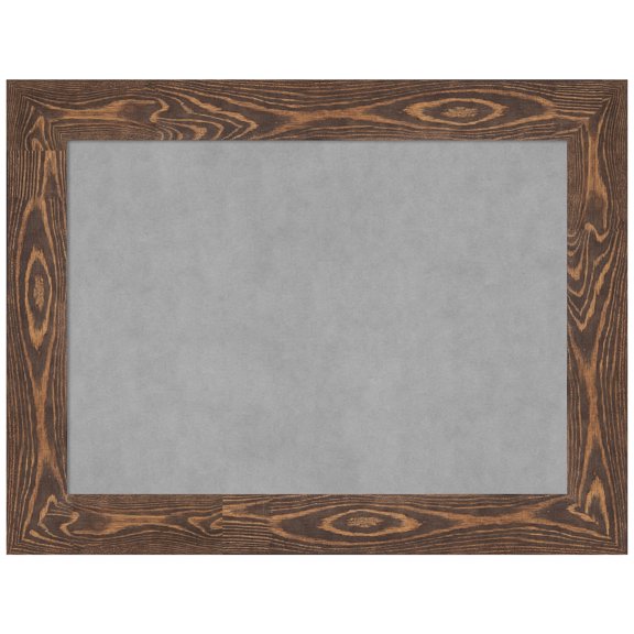 Amanti Art Bridge Brown Framed Magnetic Board 34 x 26 in.
