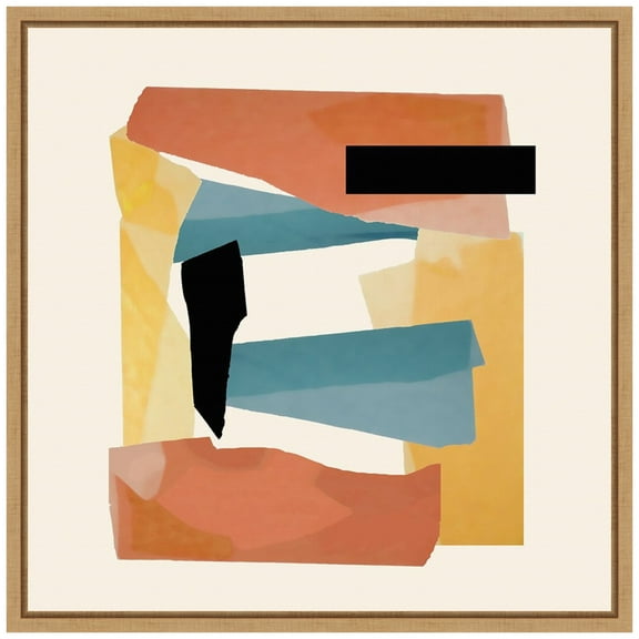 Amanti Art Bright Terracotta II Framed Canvas Wall Art Print