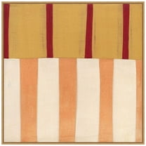 Amanti Art Broken Stripes 3 Framed Canvas Wall Art Print