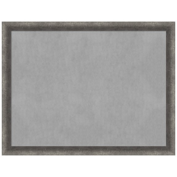Amanti Art Burnished Concrete Narrow Framed Magnetic Board 26 x 20 in.