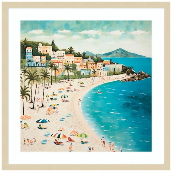 Amanti Art By the Waters Edge II Wood Framed Wall Art Print