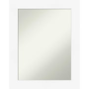 Amanti Art Cabinet White Framed Non-Beveled Bathroom Vanity Wall Mirror - 23.5 x 29.5 in