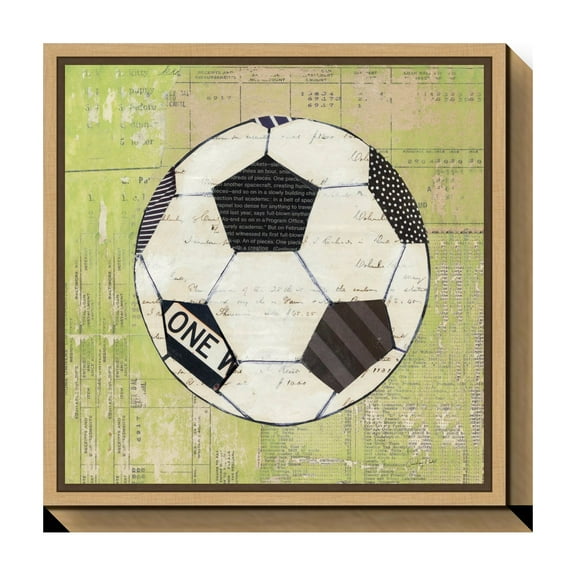 Amanti Art Canvas Art Framed Baseball Play Ball I Soccer