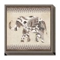 thumbnail image 1 of Amanti Art Canvas Art Framed Boho Elephant II Neutral, 1 of 11