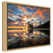 Amanti Art Canvas Art Framed Sunset Symphony by John Fan