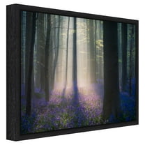 Amanti Art Canvas Art Framed Velvet Light