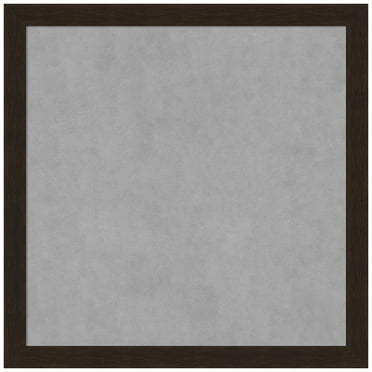 Amanti Art Carlisle Espresso Narrow Framed Magnetic Board 13 x 13 in.