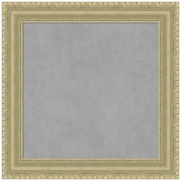 Amanti Art Champagne Teardrop Framed Magnetic Board 15 x 15 in.