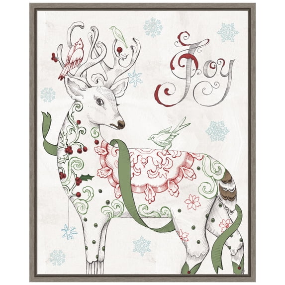 Amanti Art Christmas Season IV Framed Canvas Wall Art Print