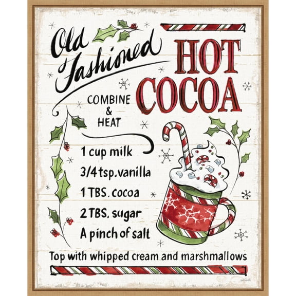 Amanti Art Christmas Treats VII Framed Canvas Wall Art Print