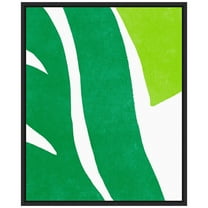 Amanti Art Color Cuts II Framed Canvas Wall Art Print