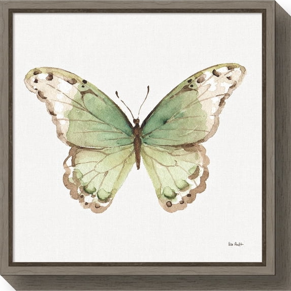 Amanti Art Colorful Breeze XII Butterfly Framed Canvas Wall Art