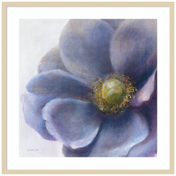 Amanti Art Contemporary Anemone Wood Framed Wall Art Print