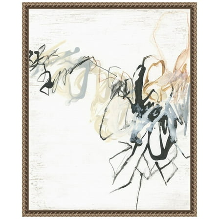 Amanti Art Conversation Thread II Framed Canvas Wall Art Print