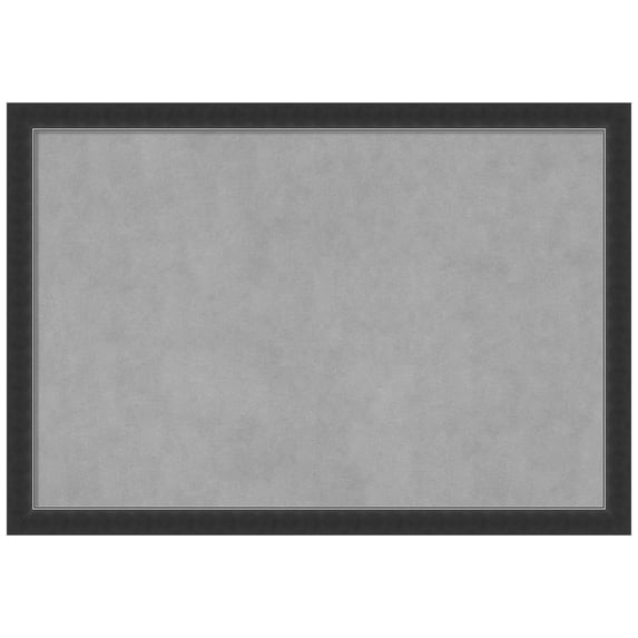 Amanti Art Corvino Black Narrow Framed Magnetic Board 39 x 27 in.