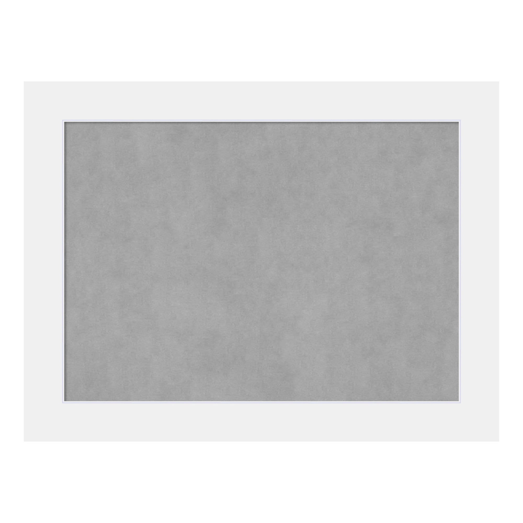 Corvino White Wood Framed Magnetic Board 36" x 28"