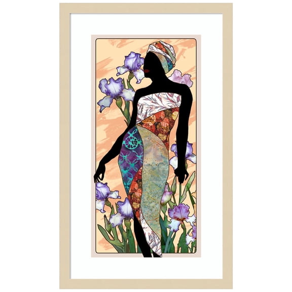 Amanti Art Cosmopolitan Woman I Wood Framed Wall Art Print