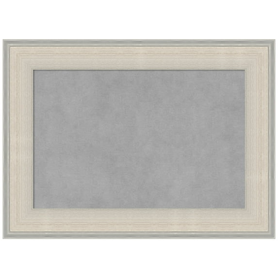 Amanti Art Cottage White Silver Framed Magnetic Board 22 x 16 in.