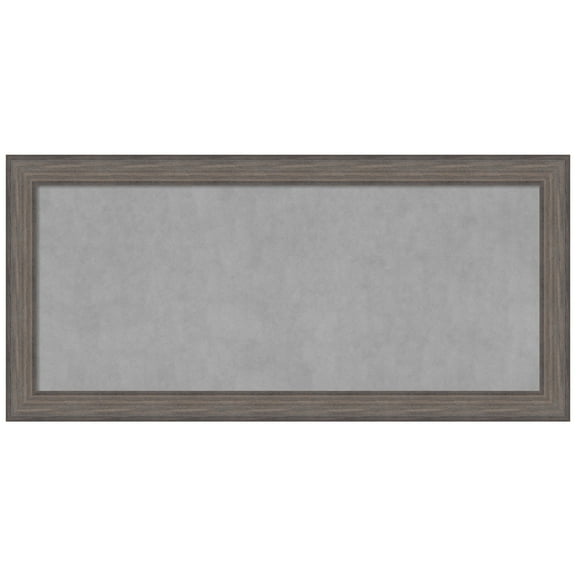 Amanti Art Country Barnwood Framed Magnetic Board 53 x 25 in.