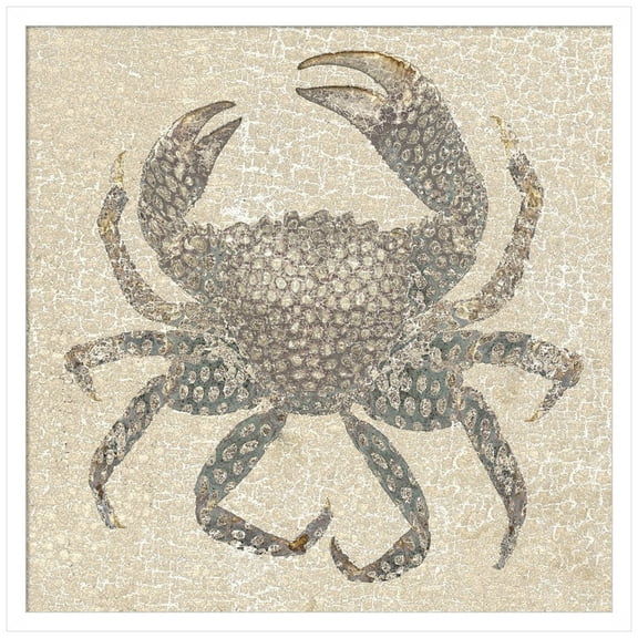 Amanti Art Crab I Wood Framed Wall Art Print