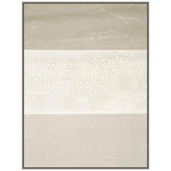 Amanti Art Cracked Parchment I Framed Canvas Wall Art Print