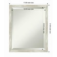 thumbnail image 1 of Amanti Art Crackled Metallic Narrow Framed Wall Mirror - 17.88 x 21.88 in, 1 of 5