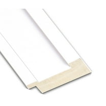 Amanti Art Craftsman White Beveled Wood Wall Mirror 29 x 23 in.