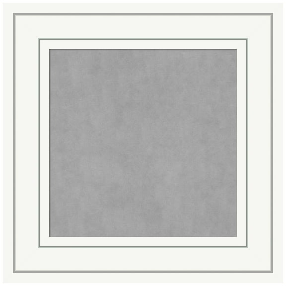 Amanti Art Craftsman White Framed Magnetic Board 17 x 17 in.