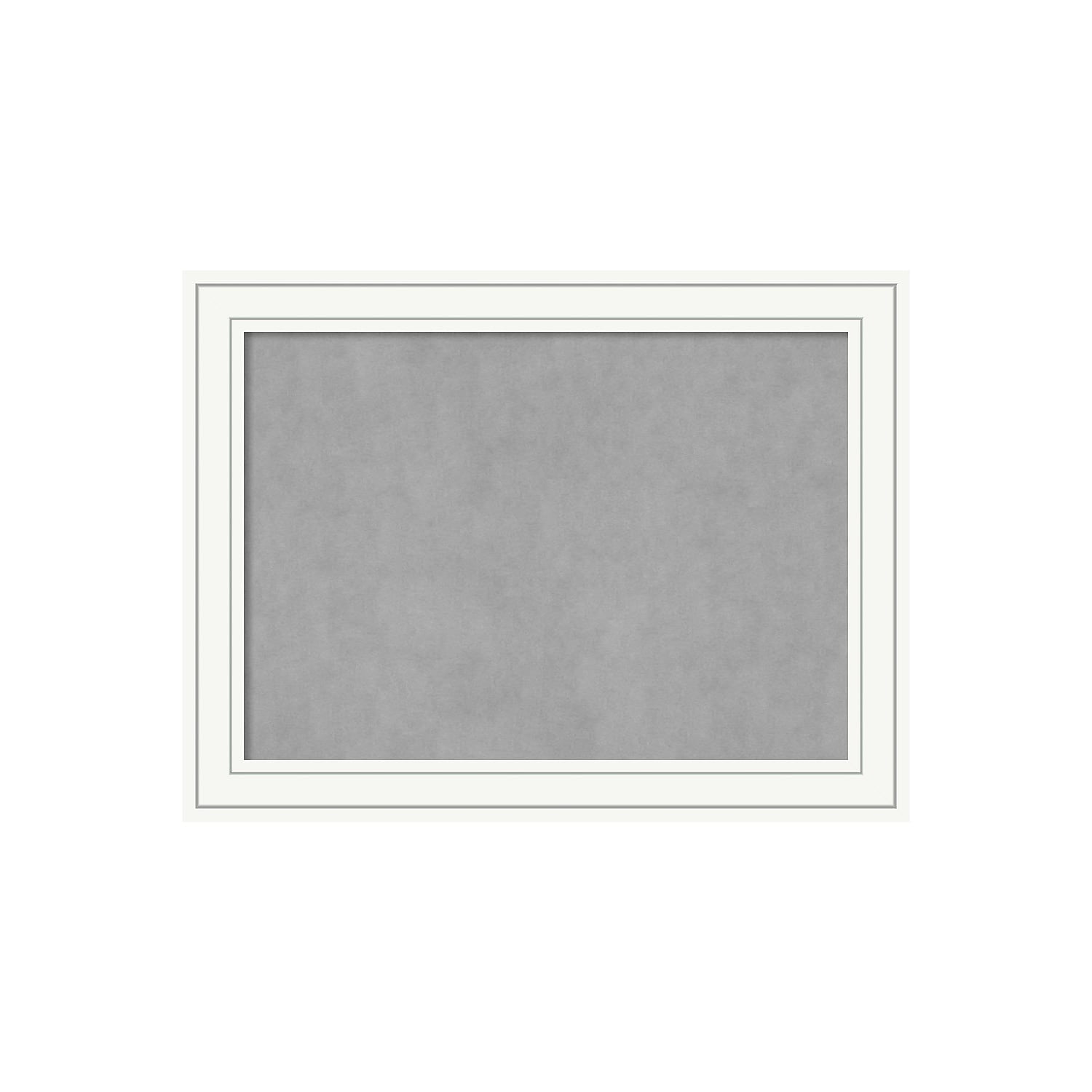 Craftsman White Wood Framed Magnetic Memo Board 33 x 25 in.