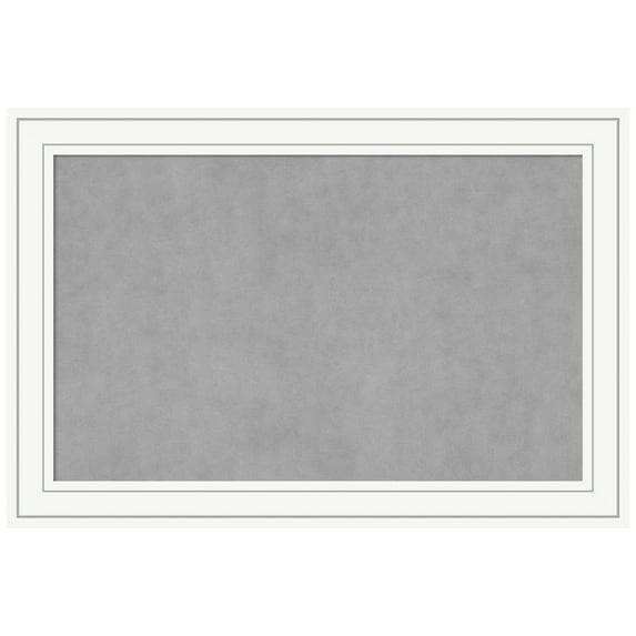 Amanti Art Craftsman White Framed Magnetic Board 37 x 25 in.