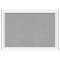 Amanti Art Craftsman White Framed Magnetic Board 41 x 29 in.