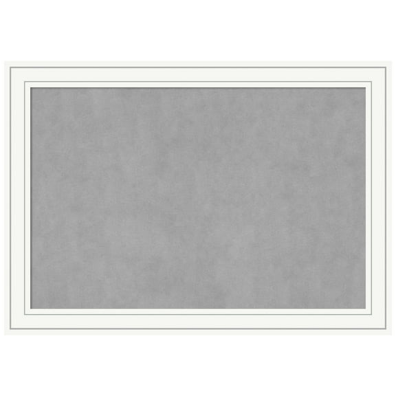 Amanti Art Craftsman White Framed Magnetic Board 41 x 29 in.