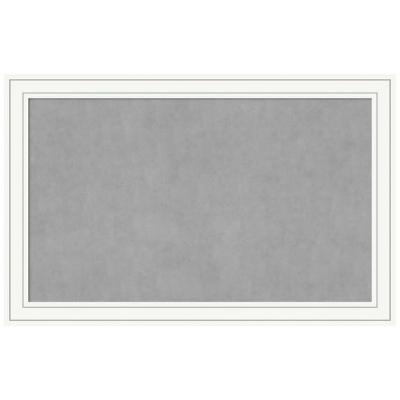Amanti Art Craftsman White Framed Magnetic Board 45 x 29 in.