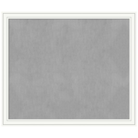 Amanti Art Craftsman White Framed Magnetic Board 53 x 45 in.