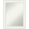 thumbnail image 1 of Amanti Art Craftsman White Wood Framed Non-Beveled Bathroom Vanity Wall Mirror - 23 x 29 in, 1 of 9