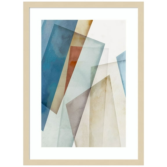 Amanti Art Crystal Clear Horizons II Wood Framed Wall Art Print