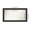 thumbnail image 1 of Amanti Art Custom Framed Wall and Bathroom Mirror (26 x 47 in.), Accent Bronze Frame, 1 of 7