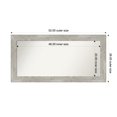 thumbnail image 1 of Amanti Art Custom Framed Wall and Bathroom Mirror (26 x 52 in.), Dove Greywash Frame, 1 of 7