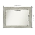 thumbnail image 1 of Amanti Art Custom Framed Wall and Bathroom Mirror (28 x 38 in.), Dove Greywash Frame, 1 of 7