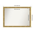 thumbnail image 1 of Amanti Art Custom Framed Wall and Bathroom Mirror (30.25 x 41.25 in.), Angled Gold Frame, 1 of 7