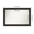 thumbnail image 1 of Amanti Art Custom Framed Wall and Bathroom Mirror (33.75 x 51.75 in.), Furniture Espresso Frame, 1 of 7