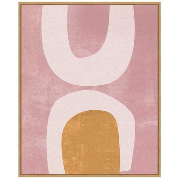 Amanti Art Custom Sun Temple I Framed Canvas Wall Art Print