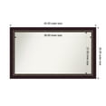 thumbnail image 1 of Amanti Art Custom Wall and Bathroom Mirror (25.25 x 42.25 in.), Signore Bronze Frame, 1 of 7