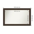 thumbnail image 1 of Amanti Art Custom Wall and Bathroom Mirror (25.5 x 40.5 in.), Lara Bronze Frame, 1 of 7