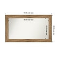 thumbnail image 1 of Amanti Art Custom Wall and Bathroom Mirror (25.5 x 43.5 in.), Owl Brown Frame, 1 of 7
