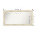 thumbnail image 1 of Amanti Art Custom Wall and Bathroom Mirror (25.5 x 48.5 in.), Country White Wash Frame, 1 of 7