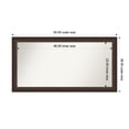 thumbnail image 1 of Amanti Art Custom Wall and Bathroom Mirror (26.5 x 50.5 in.), Lara Bronze Frame, 1 of 7