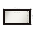 thumbnail image 1 of Amanti Art Custom Wall and Bathroom Mirror (26.75 x 47.75 in.), Portico Espresso Frame, 1 of 7