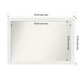 thumbnail image 1 of Amanti Art Custom Wall and Bathroom Mirror (27.5 x 39.5 in.), Vanity White Narrow Frame, 1 of 7