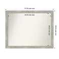 thumbnail image 1 of Amanti Art Custom Wall and Bathroom Mirror (29.5 x 37.5 in.), Dove Greywash Narrow Frame, 1 of 7